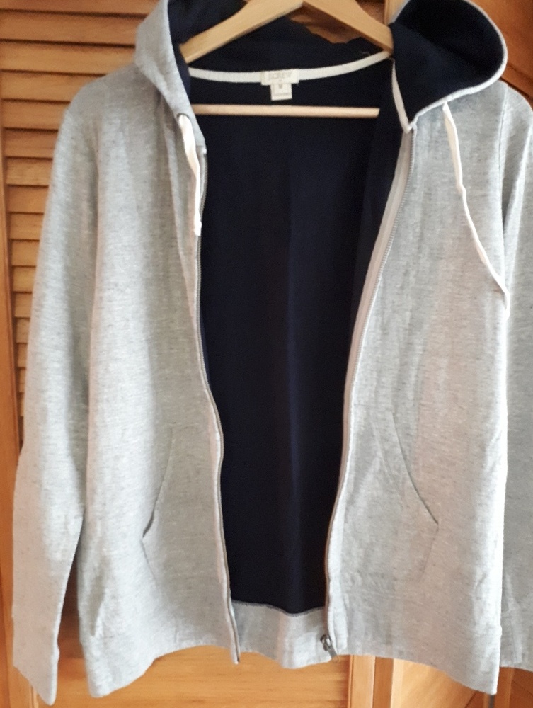 J Crew Zipped Hoodie